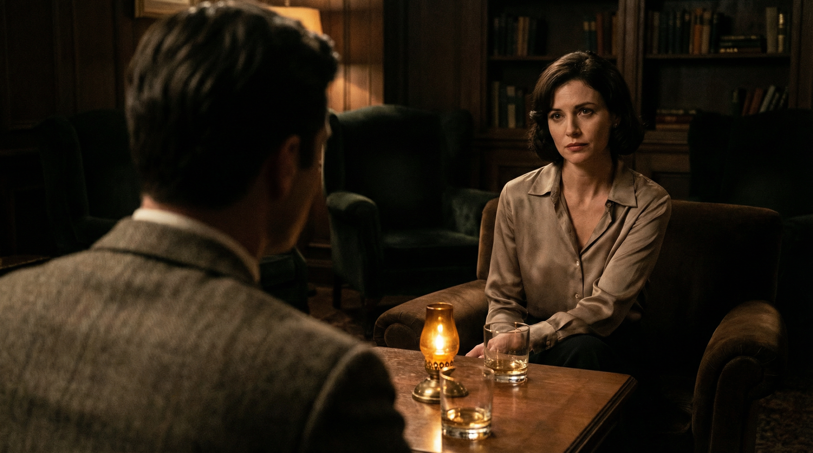 Casal em ambiente social